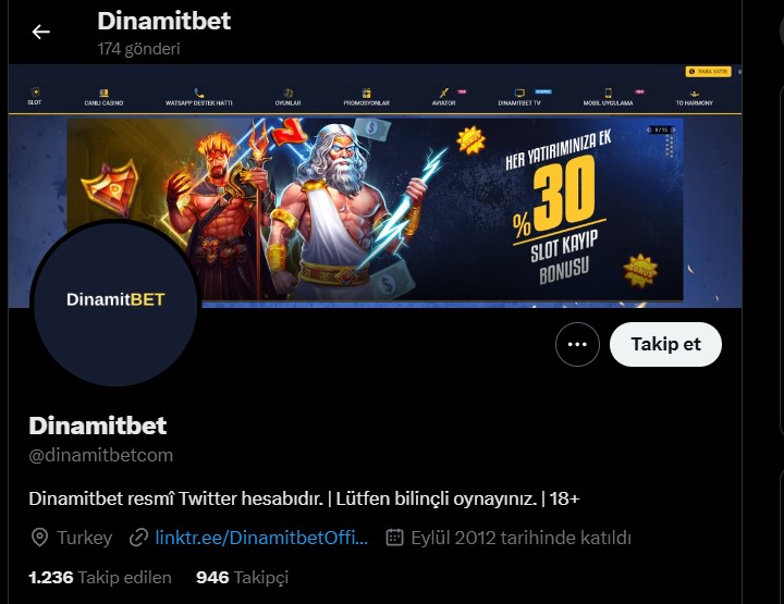 Dinamitbet Twitter